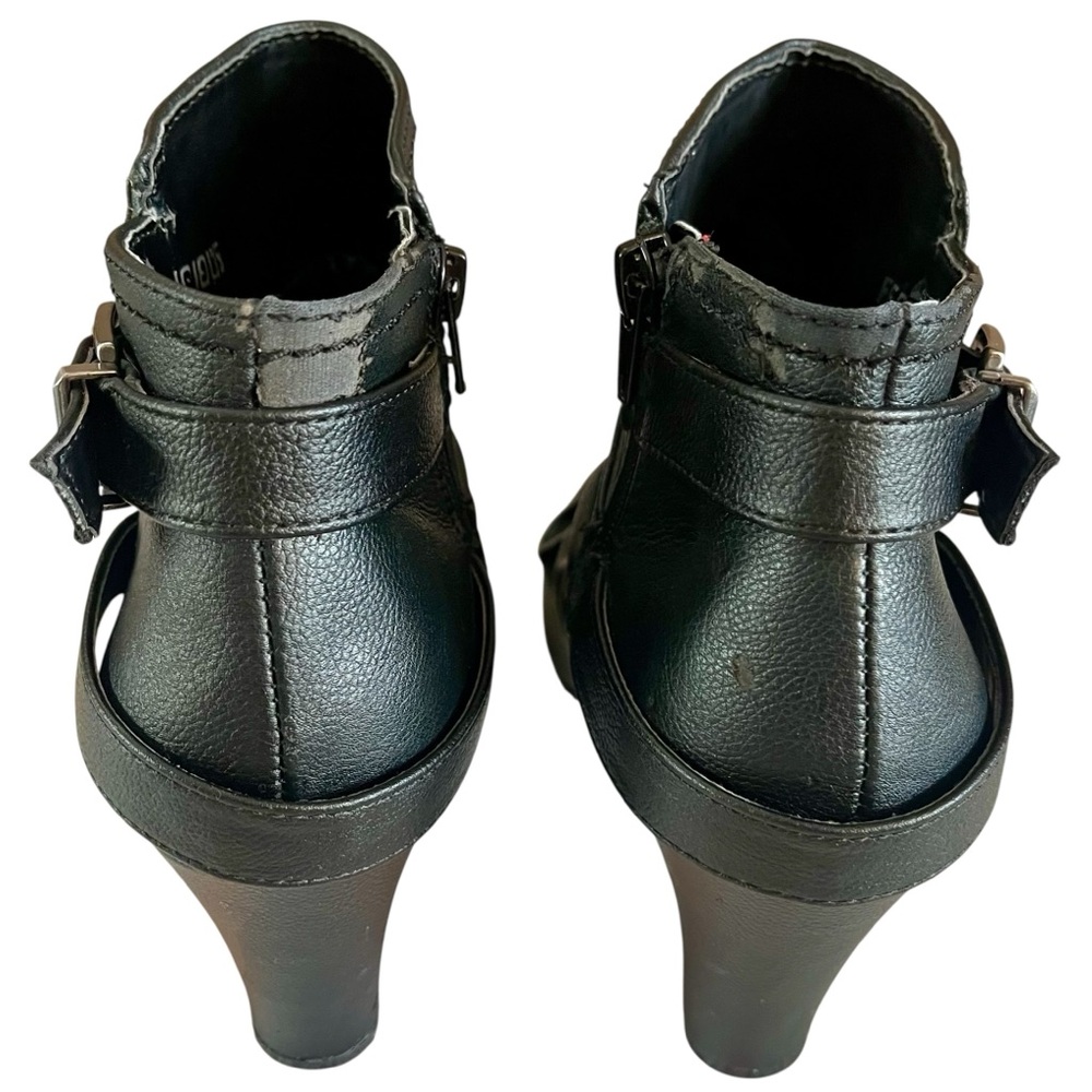 Elegant Fergalicious Sleek Black Ankle Booties - Picture 7 of 7